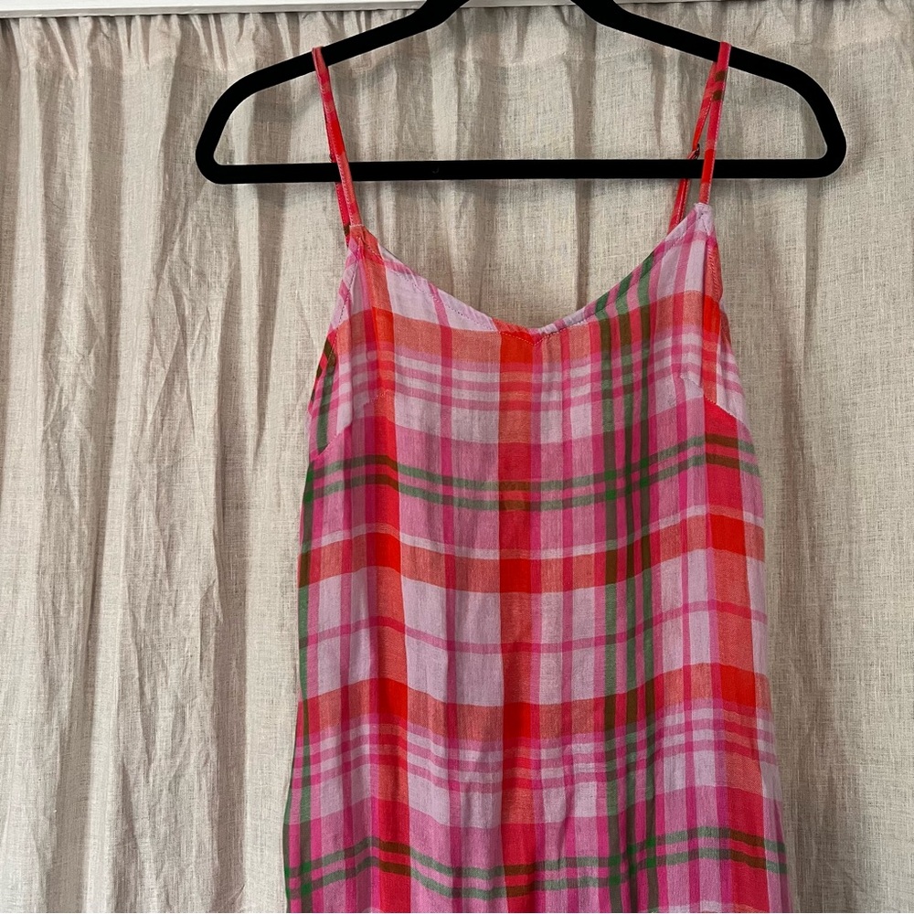 Roxy Plaid Midi Dress